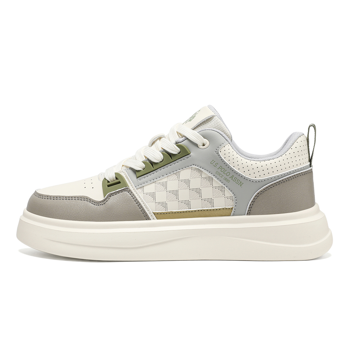 

Обувь для скейтбординга мужская U.S. POLO ASSN., White Gray
