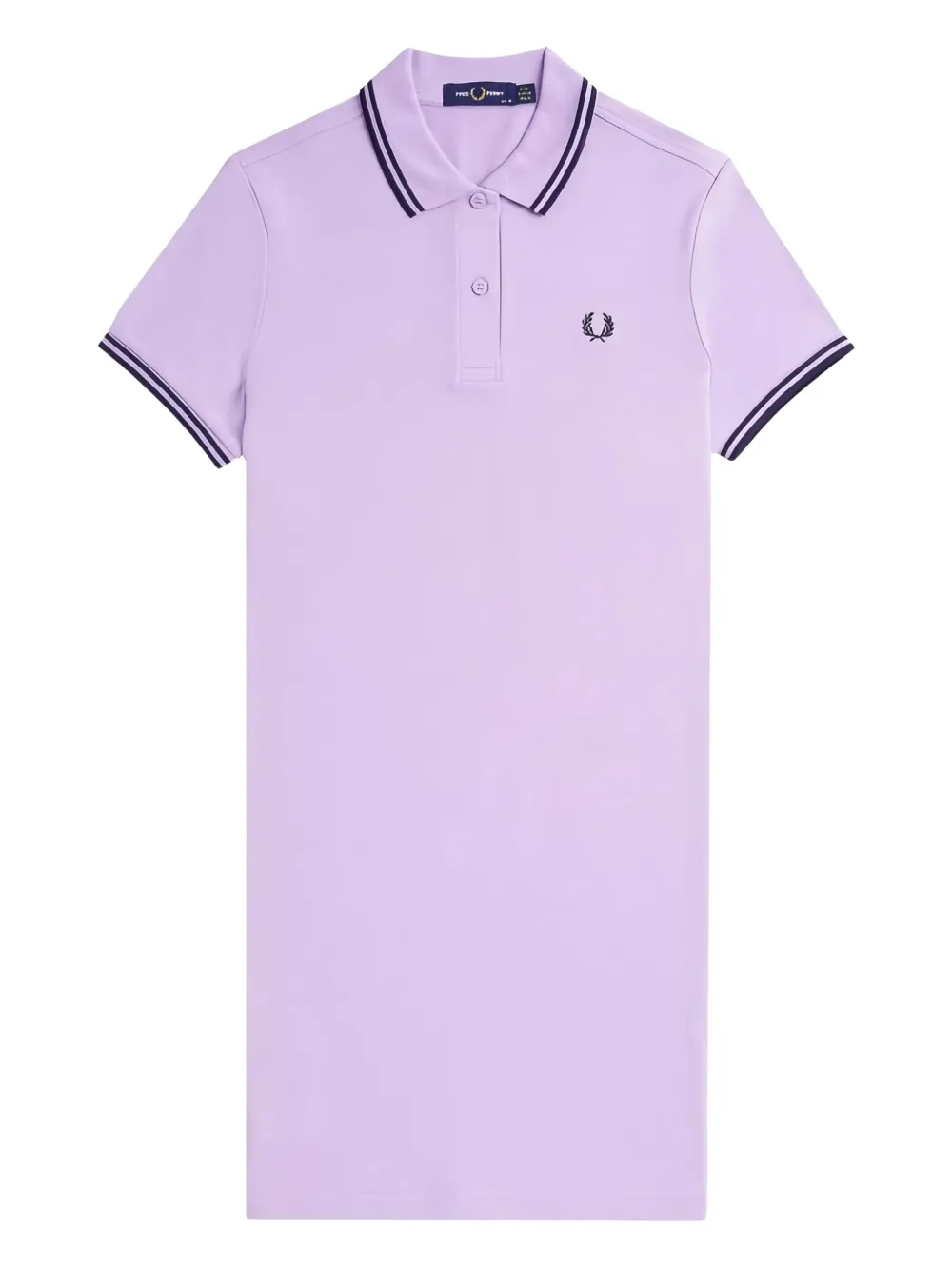 

Платье с двойной отделкой Fred Perry, фиолетовый