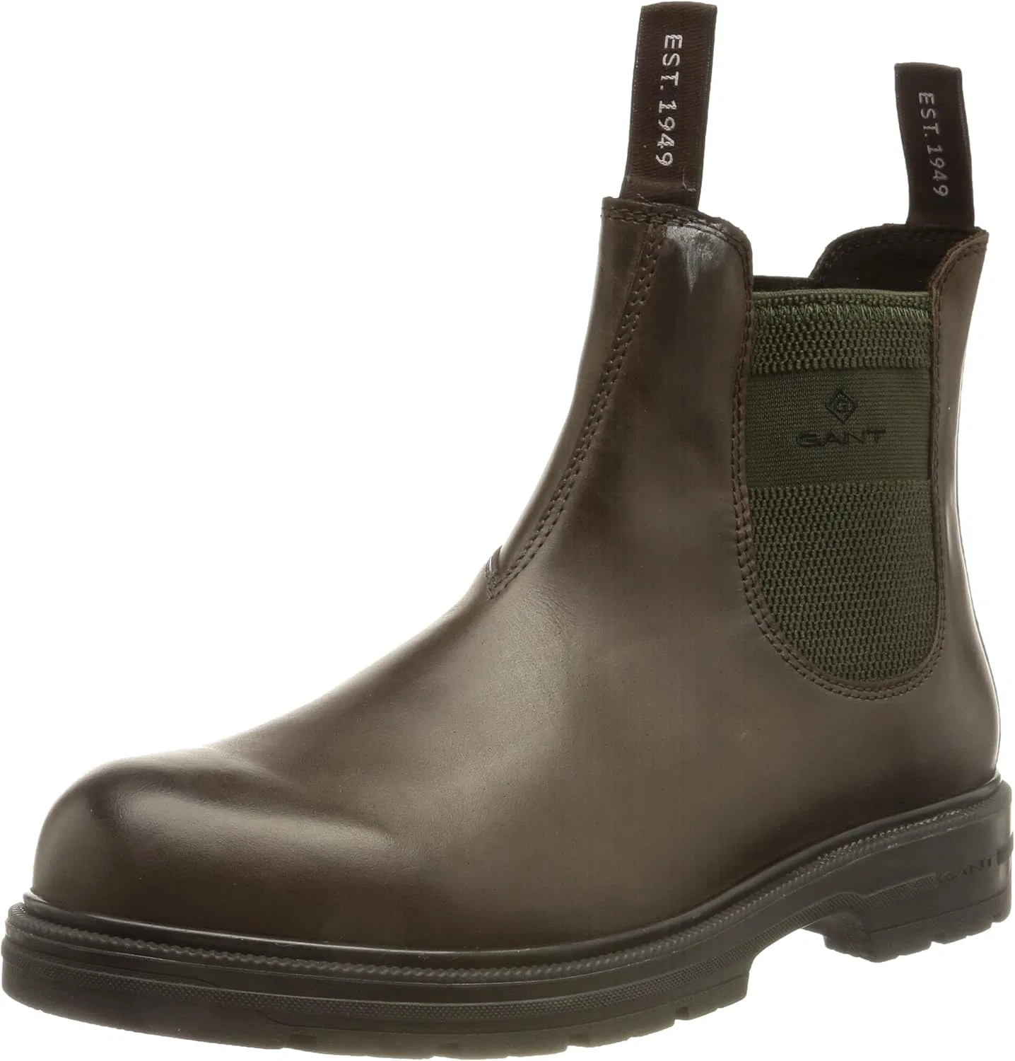 Мужские ботинки GANT Gretty Chelsea, Dk Brown Dk Green