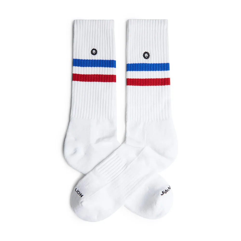 

Носки Jimmy Lion Athletic Essentials Stripes crew, белый