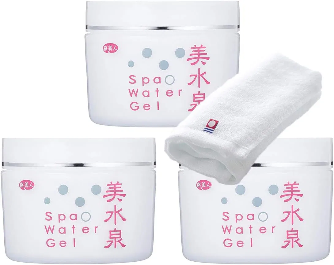 Набор для ухода за кожей All-in-One Gel с Imabari полотенцем, Bayu Store, 3 шт, 80 г