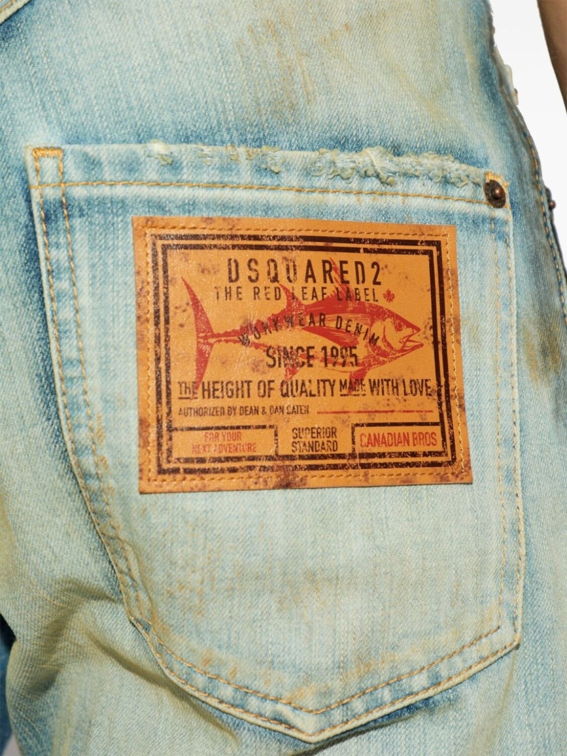 DSQUARED2 джинсы Honda Cool, синий — фото 4