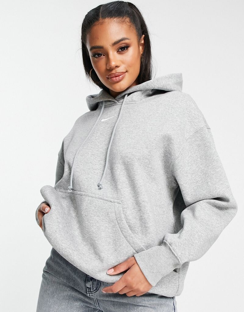 

Серая толстовка оверсайз из флиса Nike Collection