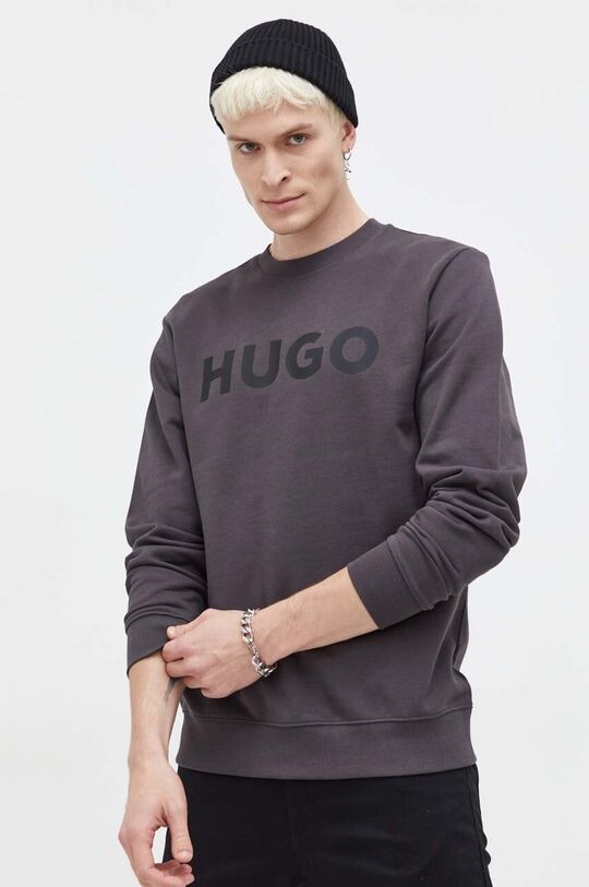 

Толстовка HUGO из хлопка Hugo, серый