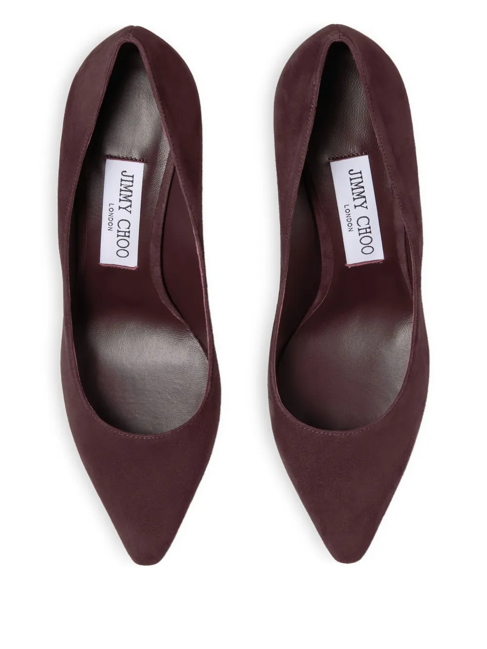 Туфли Romy 85 с заостренным носком JIMMY CHOO, красный — фото 3
