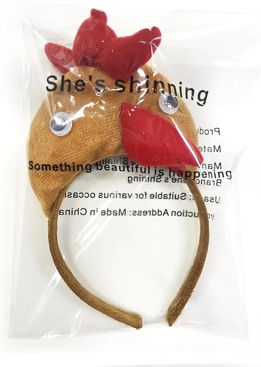 Ободок с головой петуха для взрослых для косплея She'S Shining — фото 2