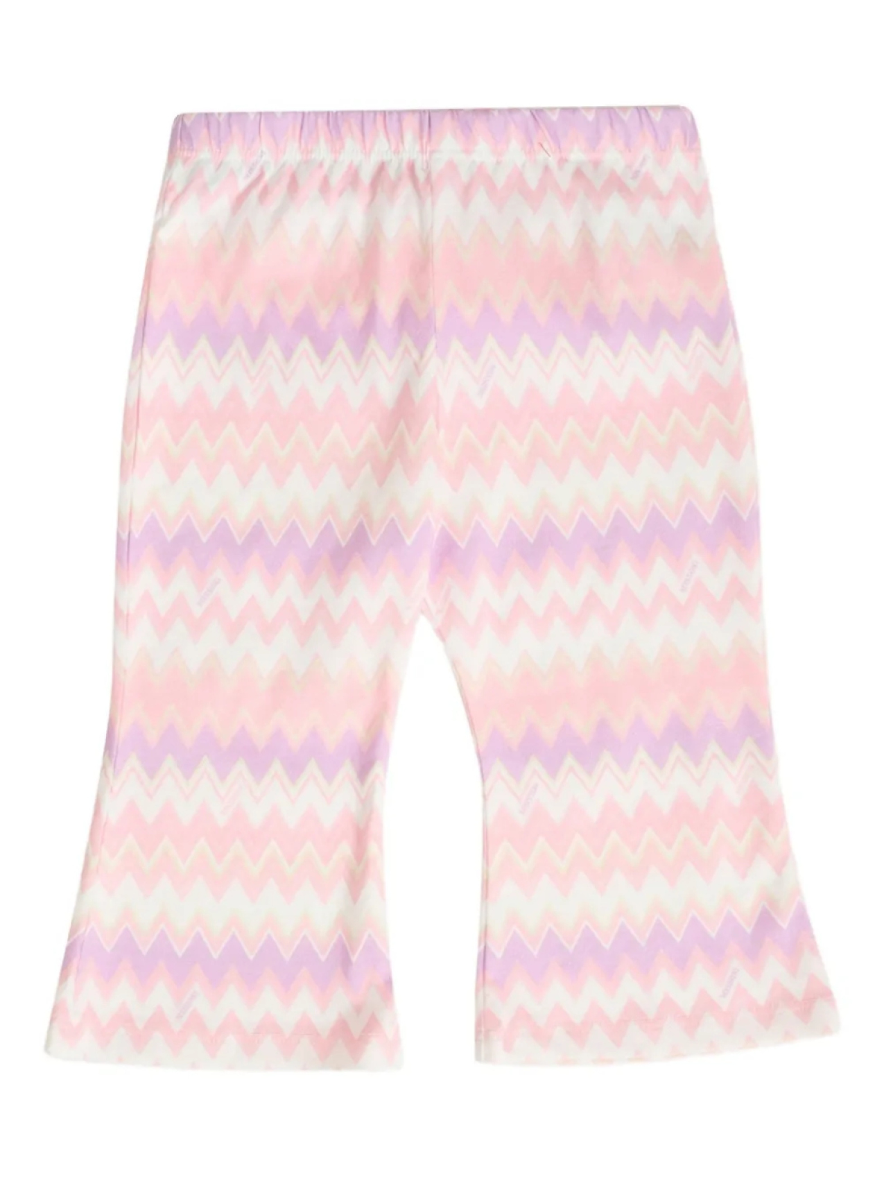 

Брюки Missoni Kids с зигзагообразным узором, розовый