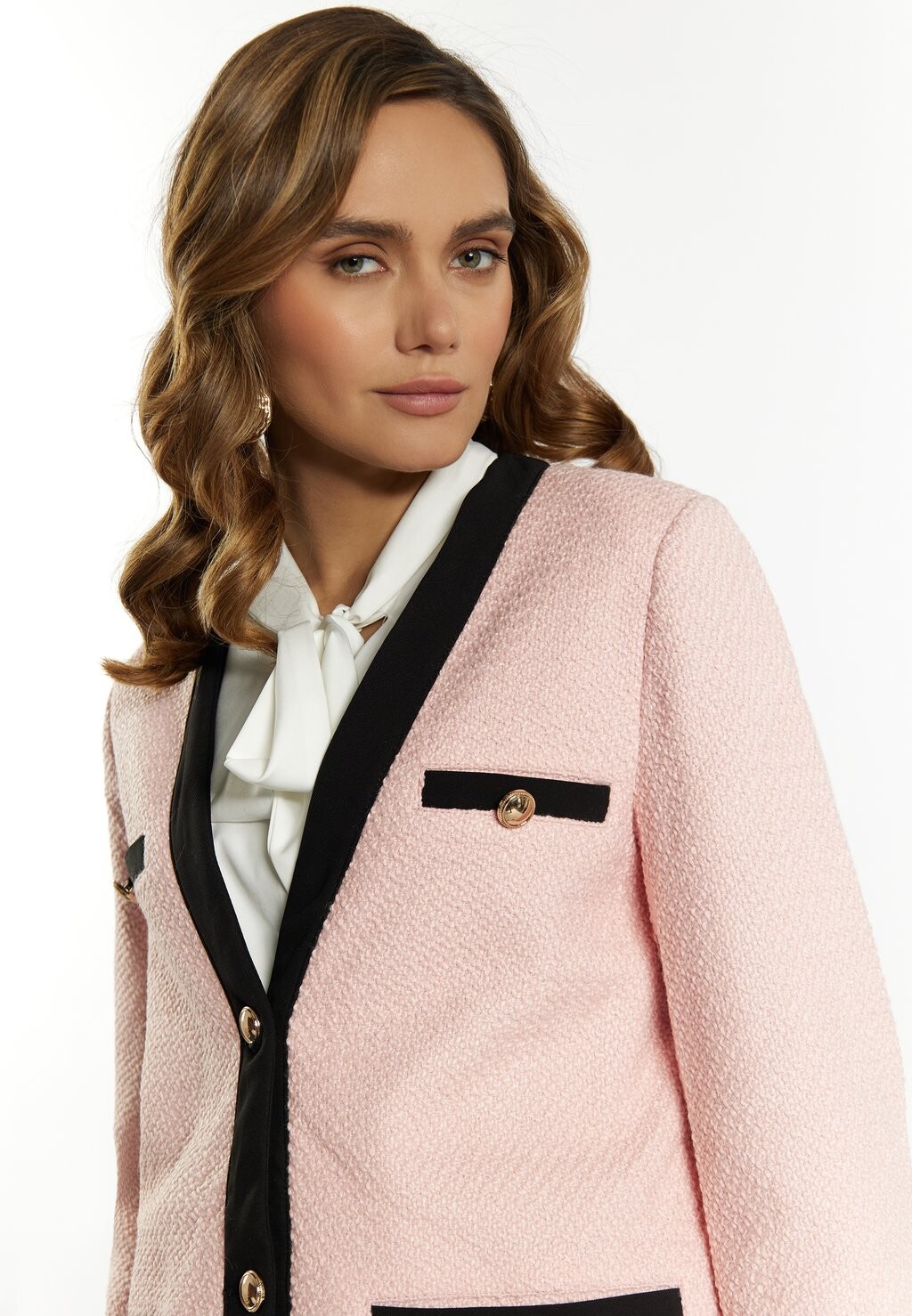 

Короткое пальто BOUCLÉ TASSIA faina, светло-розовый
