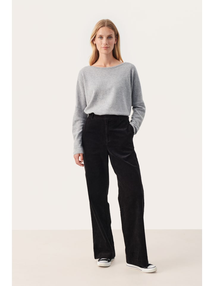 

PART TWO Повседневные брюки ClarissePW Classic fit черного цвета