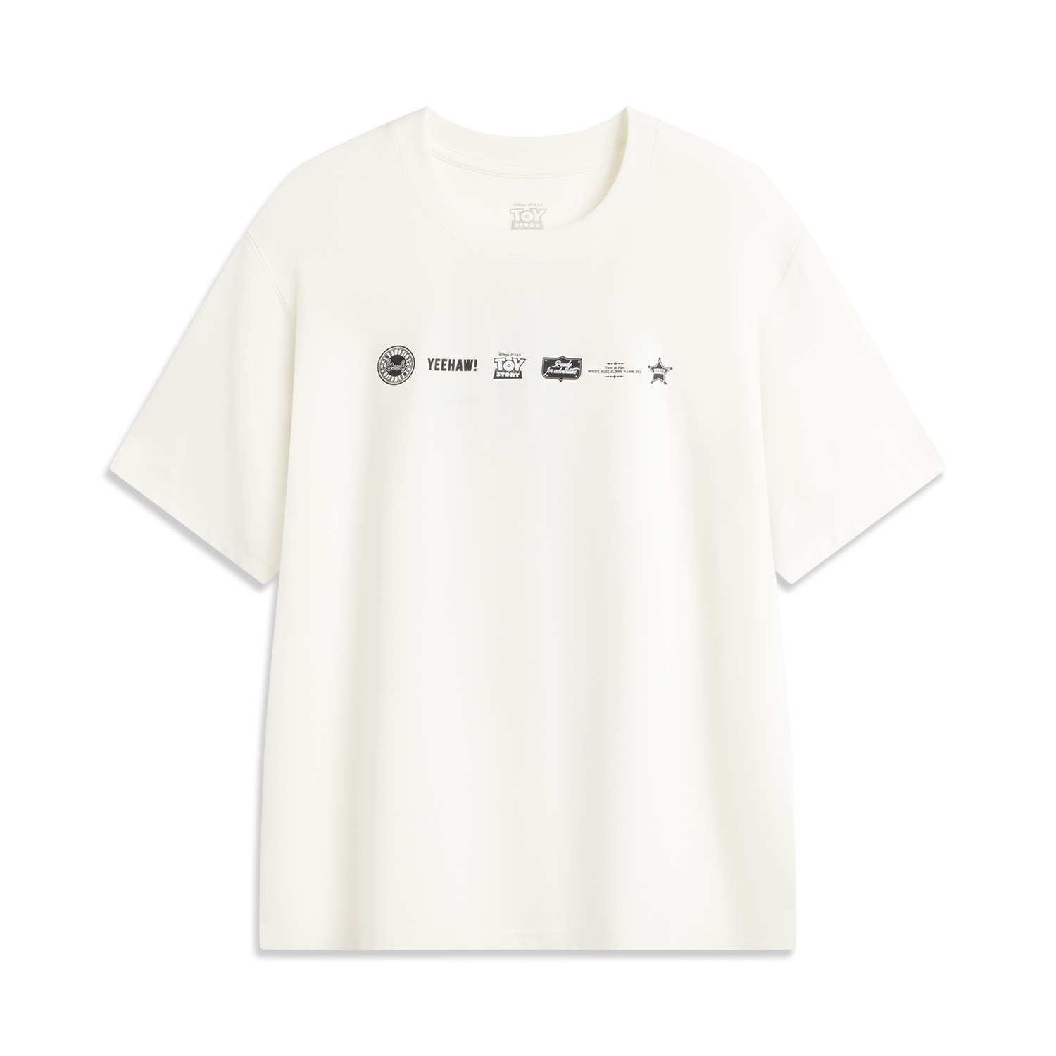 

LINING Футболка Disney мужская ivory, Бежевый, LINING Футболка Disney мужская ivory