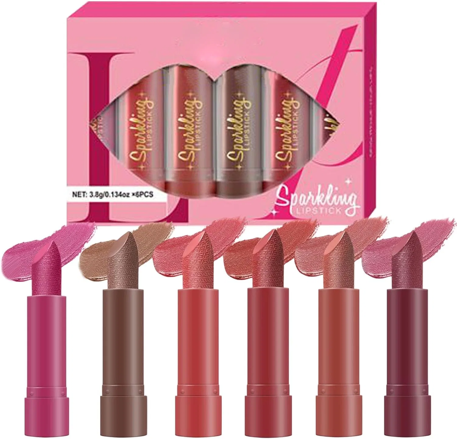 Блеск для губ Shiny Lipstick, 6 цветов, Dioeazh