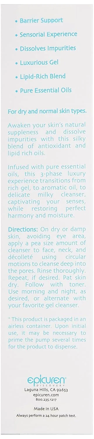 epicuren DISCOVERY Silk Radiance 3-в-1 Очищающее масло, цветочный аромат, 85 г. — фото 3