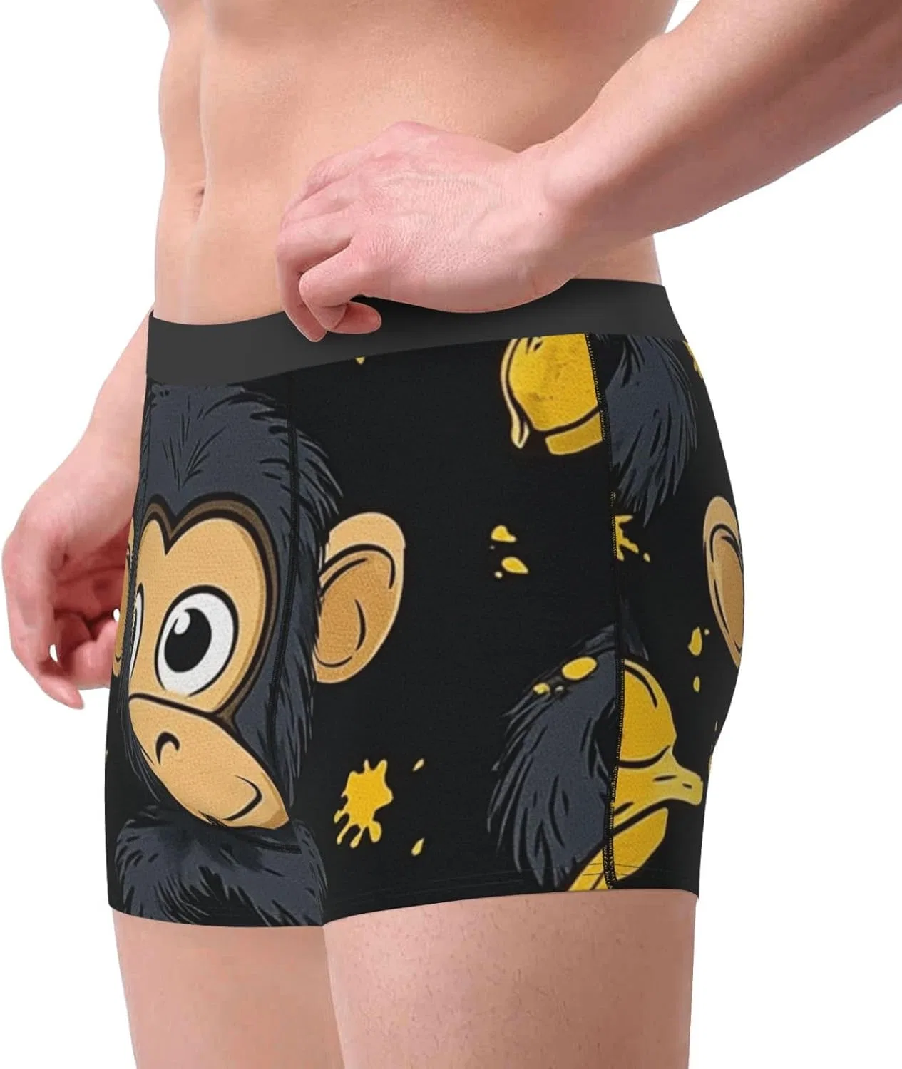 Боксеры с принтом Dogs And Stars, Cute Monkey 4 — фото 2