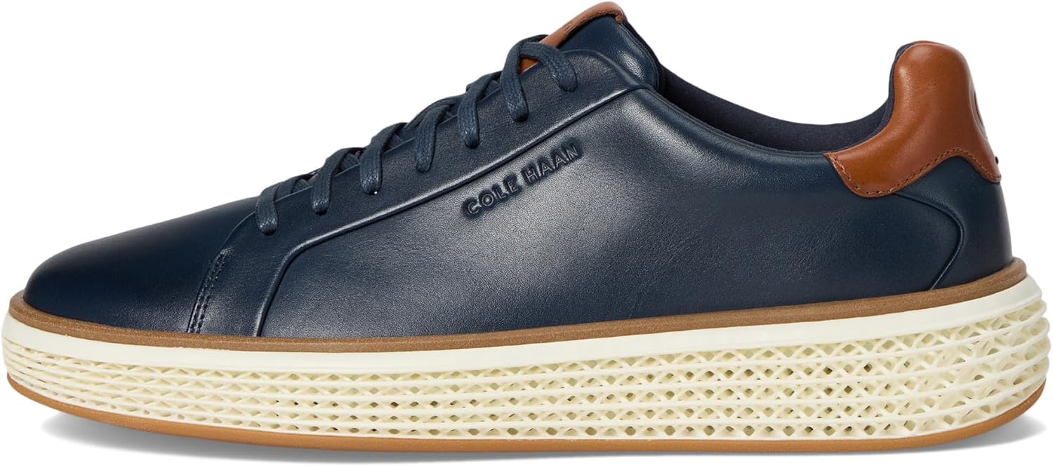 Мужские кроссовки Cole Haan GrandPro Court Skyweave, слоновая кость/синий — фото 4