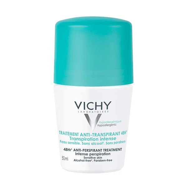 

Шариковый дезодорант для чувствительной кожи Traitement Anti-Transpirant 48H Vichy, 50 ml