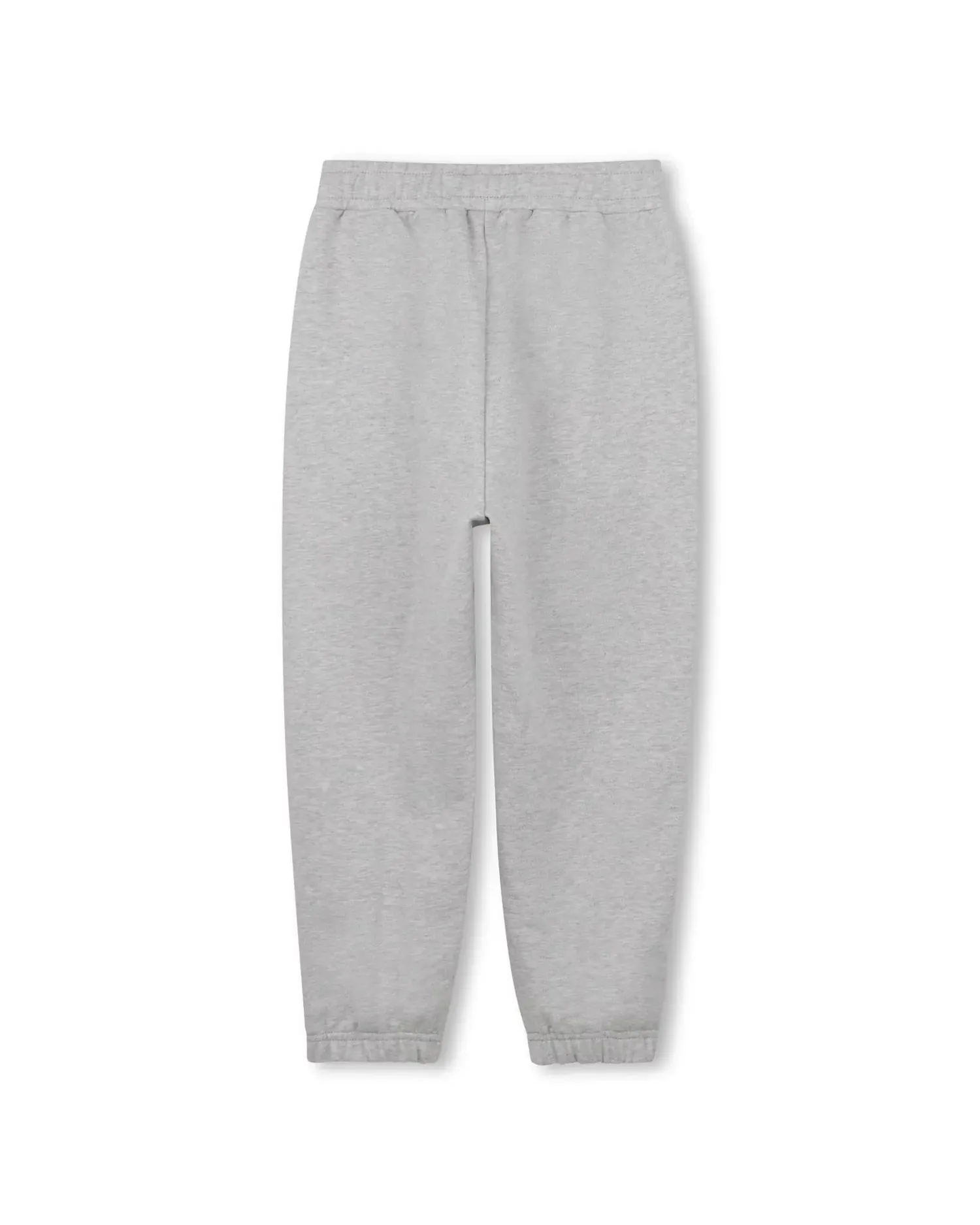 Спортивные брюки унисекс из хлопка однотонные Kenzo Kids, серый — фото 3