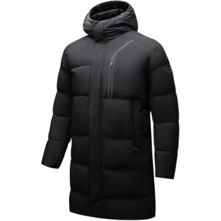 

ANTA Разнообразие тренировочной коллекции Пуховик мужской базовый черный, Basic Black