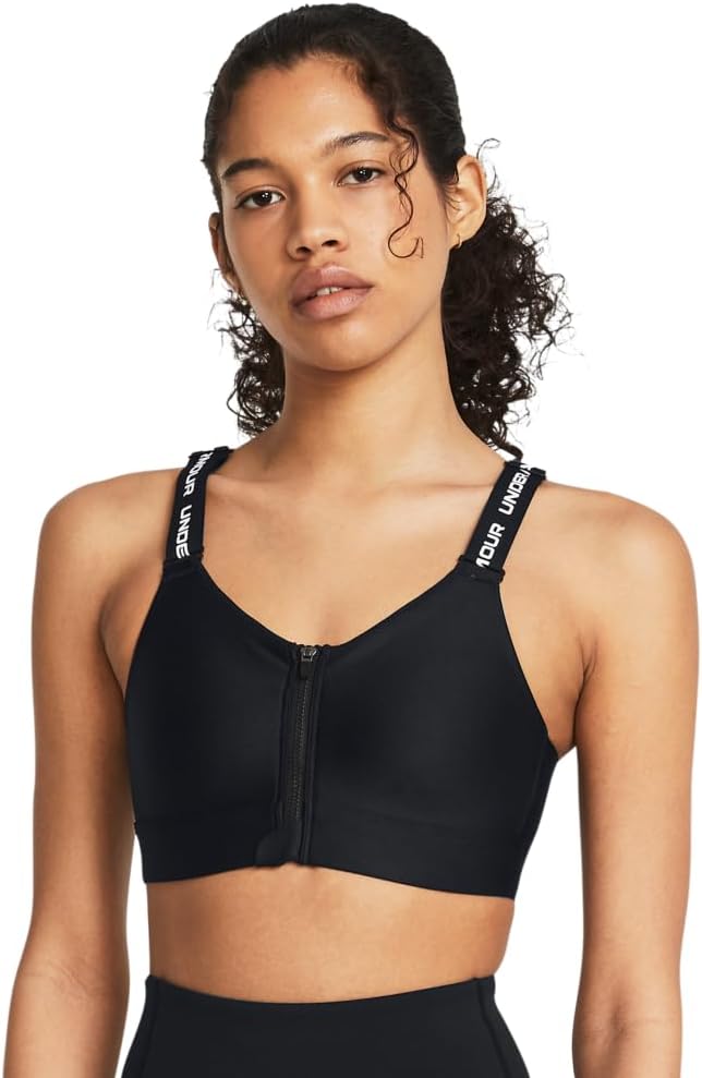 

Женский спортивный бюстгальтер Infinity High Impact на молнии от Under Armour, (001) Black/White