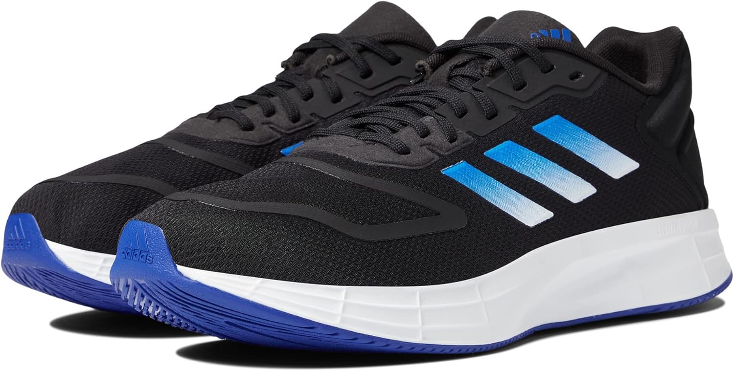 Мужские беговые кроссовки Adidas Duramo SL 2.0, черный/синий/белый — фото 2