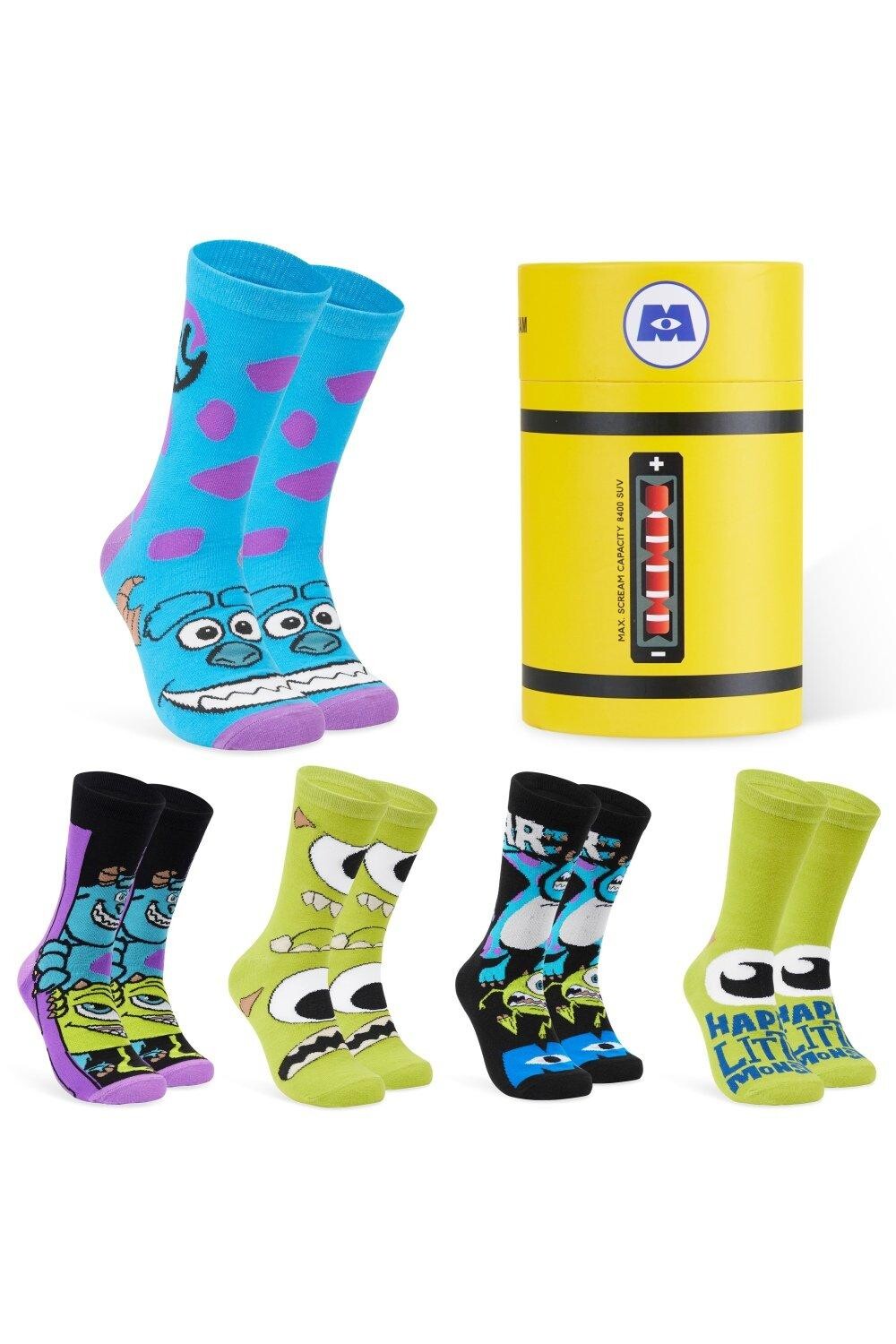 

Носки Monsters Inc Sullivan, набор из 5 шт. Disney, мультиколор