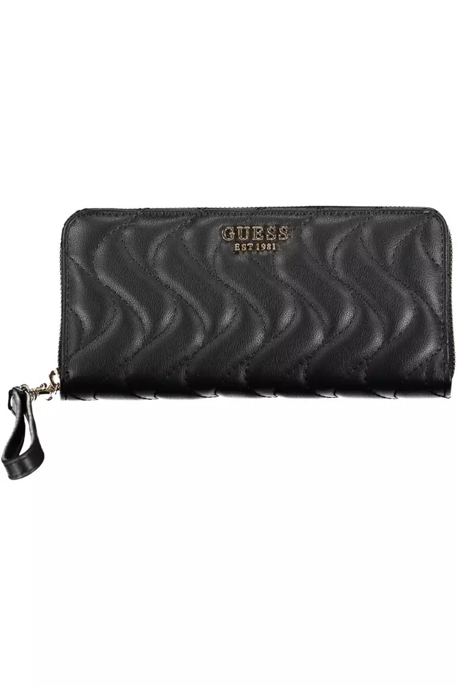 

Черный полиэтиленовый мужской кошелек Guess Shoes