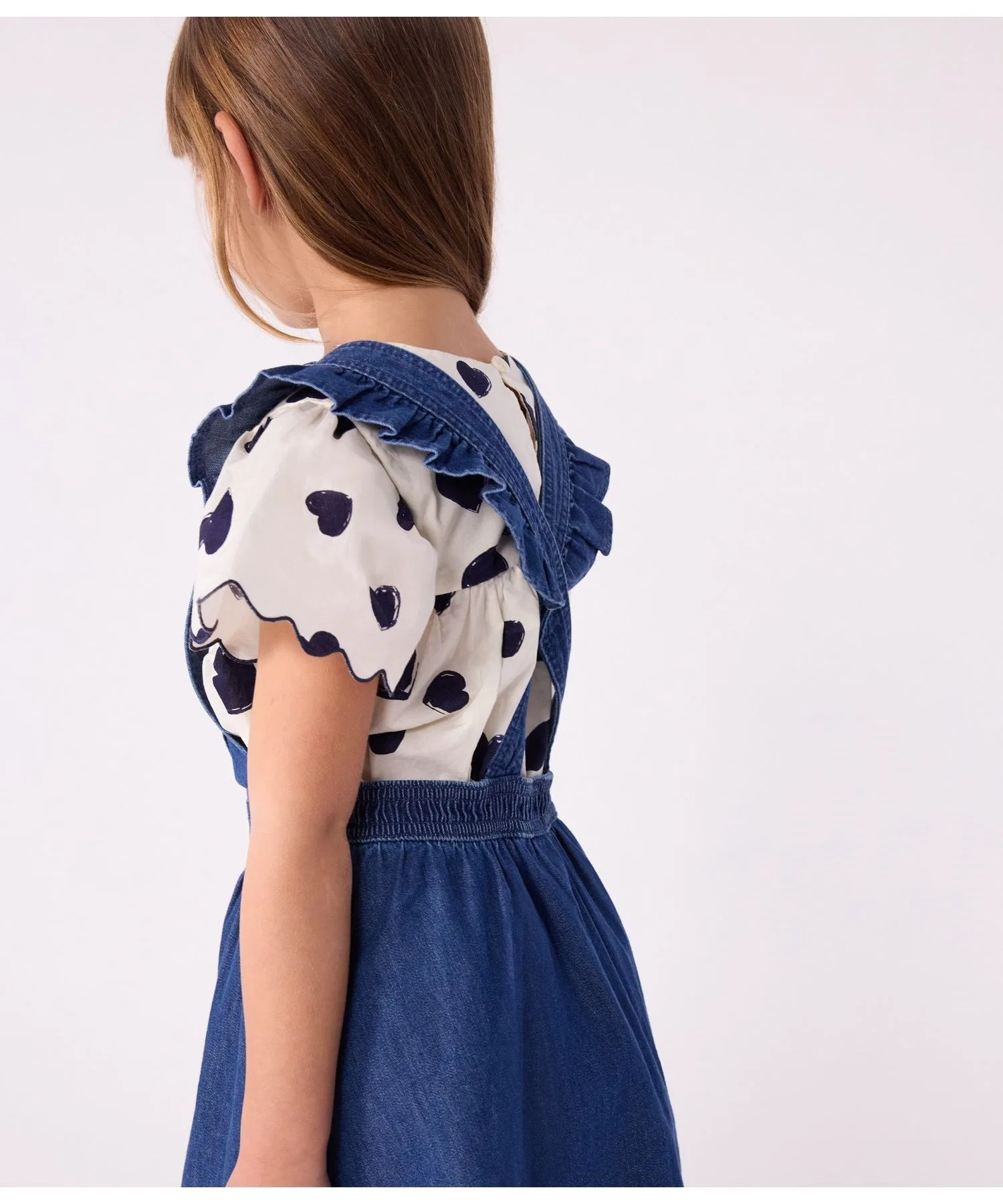 Детский джинсовый сарафан PETIT BATEAU — фото 2