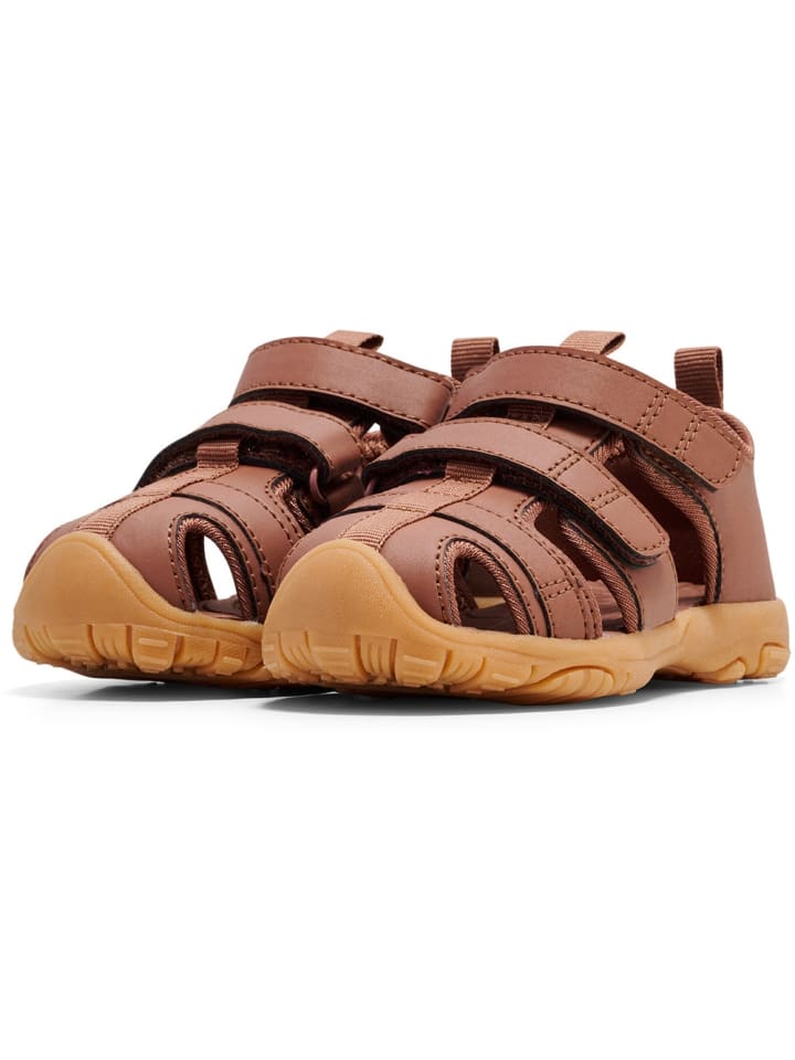 

Детские сандалии "Sandal Velcro Infant" коричневого цвета Hummel