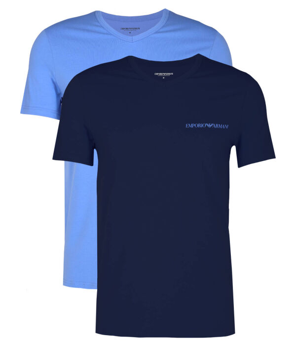 

Футболки 2 шт. Slim fit Emporio Armani, черный