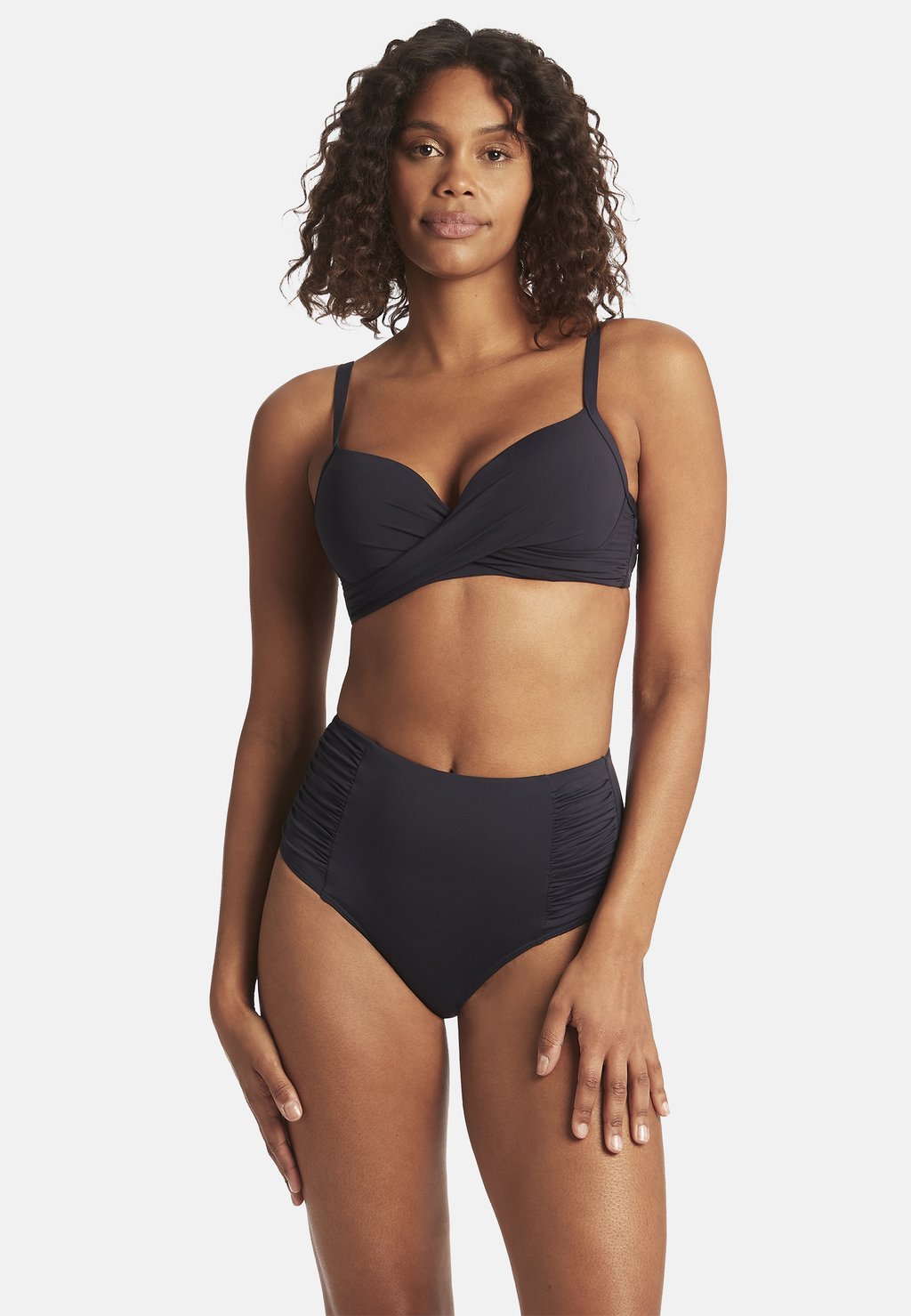 

Плавки бикини GATHERED SIDE HIGH WAIST SEA LEVEL, темно-синий