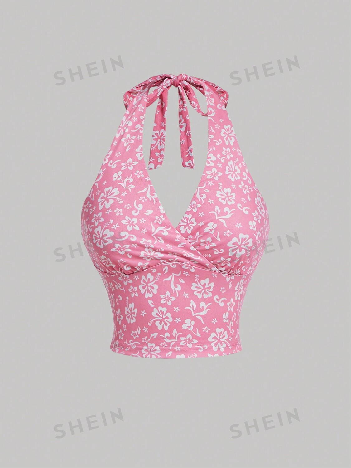 

Майка вязаная Shein Mod женская, розовый