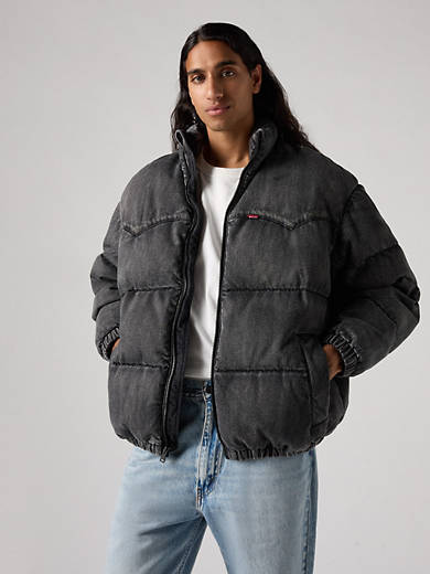 

Супер-пуховик Levi's, цвет Eclipse Puffer - Dark Wash