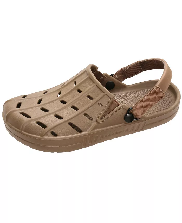 

Мужские всесезонные водные кроксы KingSize, коричневый/бежевый