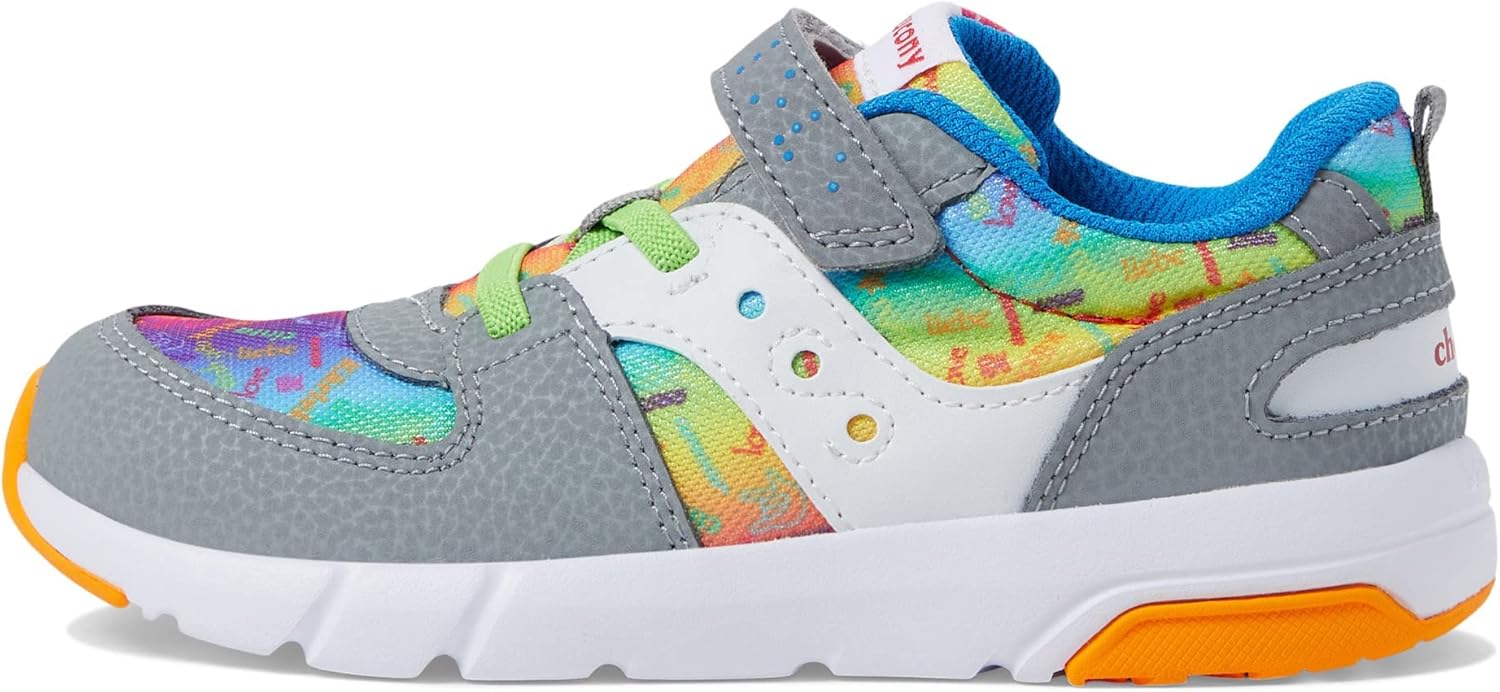 Детские кроссовки Saucony Jazz Lite 2.0 Lx (унисекс), Rainbow Love — фото 4