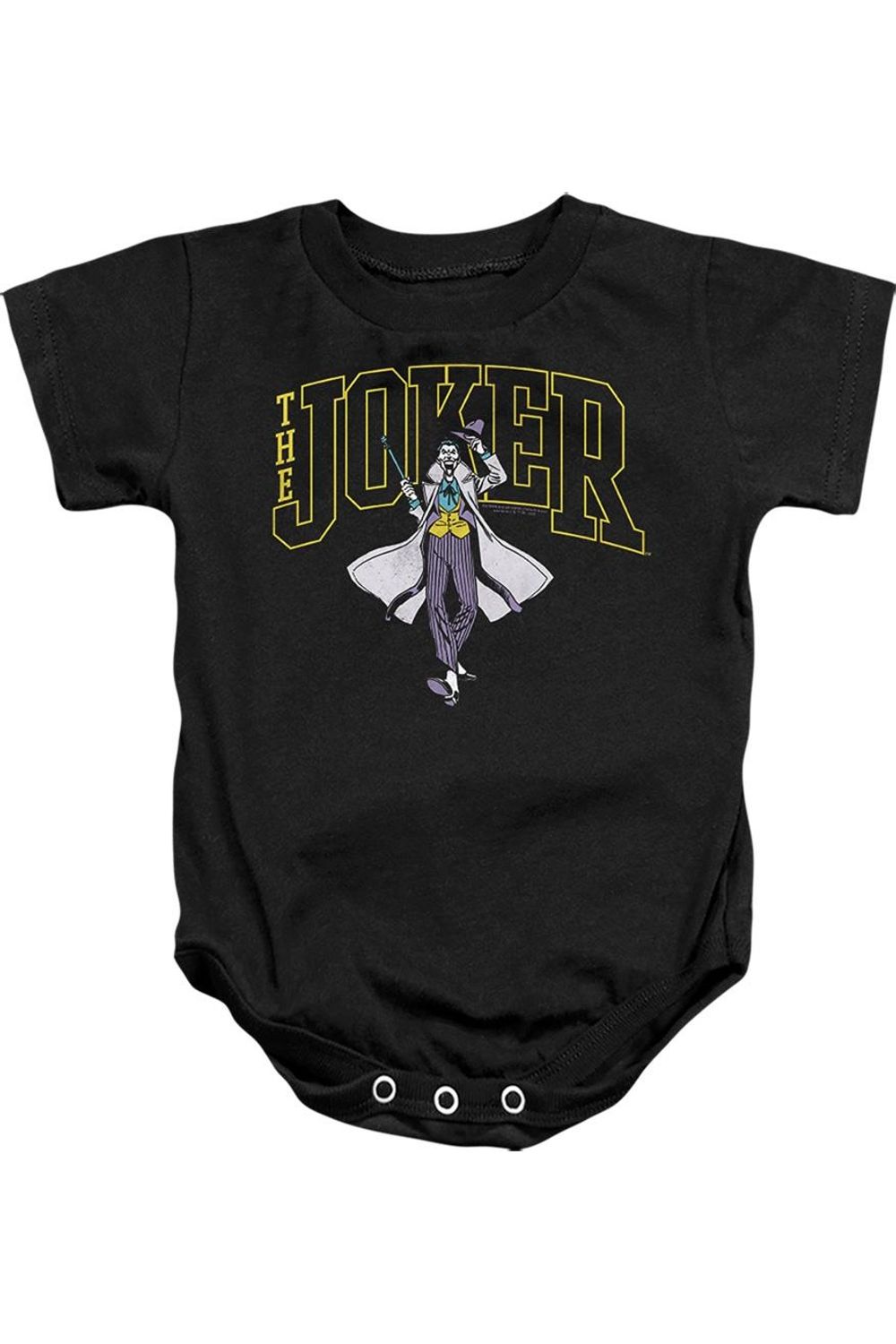 

Gildan Детский комбинезон Batman Joker Varsity On Black на кнопках