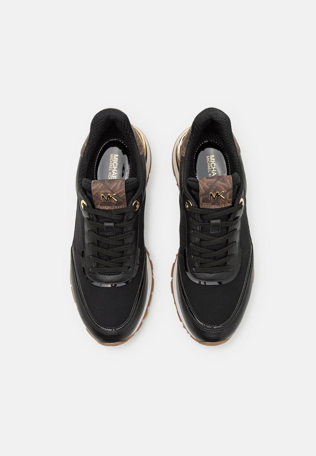 Кроссовки на шнуровке NOVA TRAINER MICHAEL Michael Kors, черный