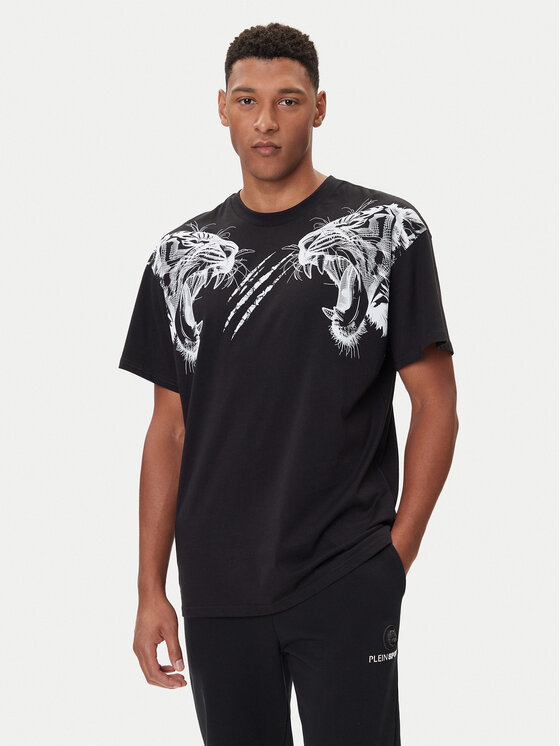 

Футболка loose fit FAEC MTK8360 STE001N Plein Sport, черный