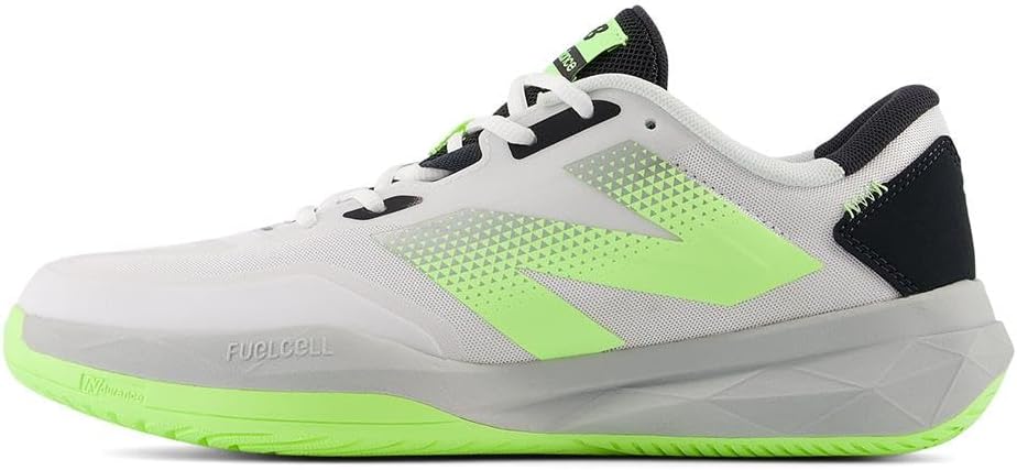 Мужские теннисные кроссовки New Balance FuelCell 796 V4, белый/черный — фото 3