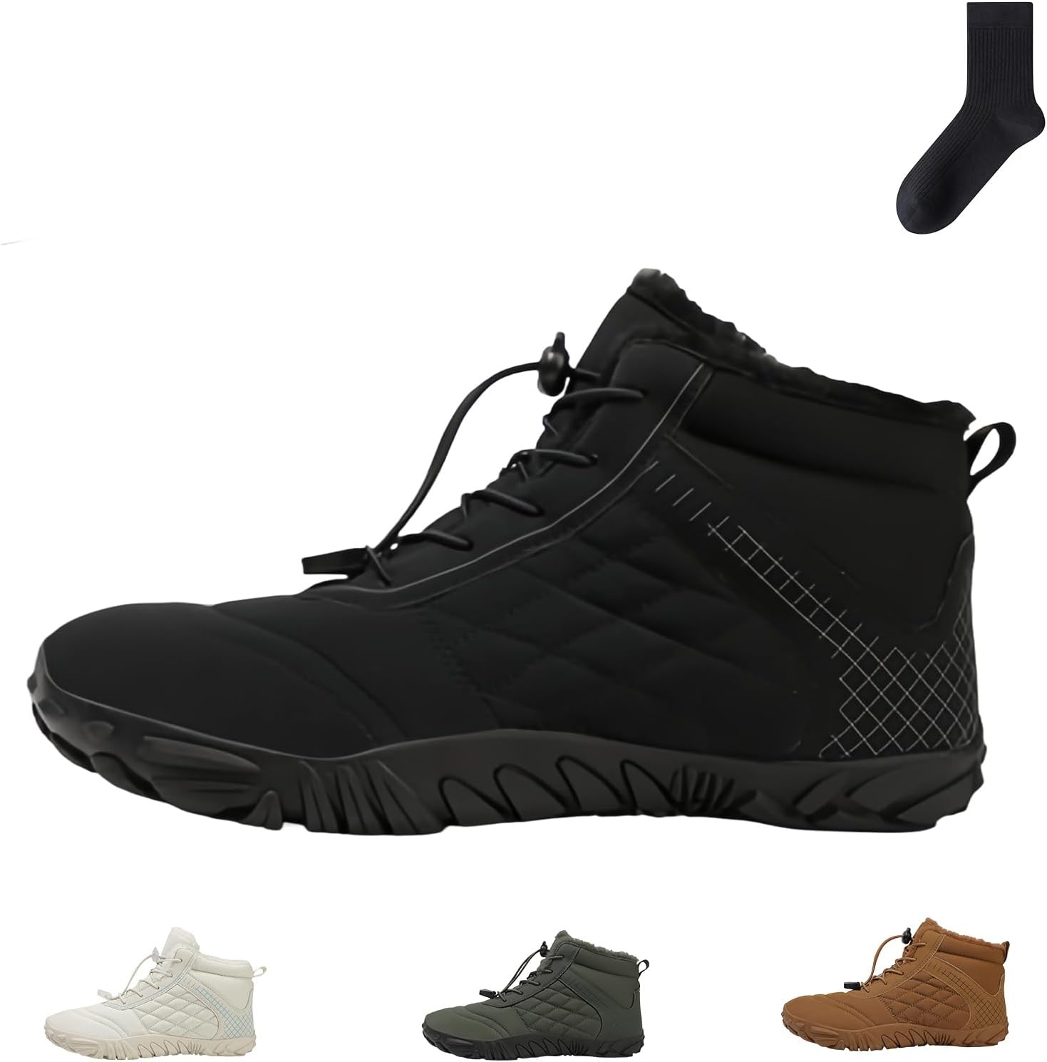 

Зимние походные босоножки, зимняя походная обувь, зимние походные ботинки, снегоступы с нулевым падением для женщин Miokuko, B-2 Men 14/16women