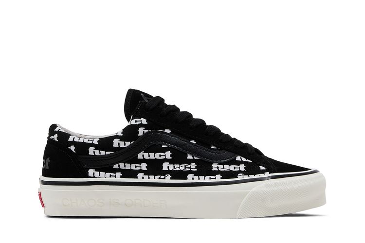 

Кроссовки FUCT x Slam Jam x Old Skool Reissue 36 LX 'Black Marshmallow', черный
