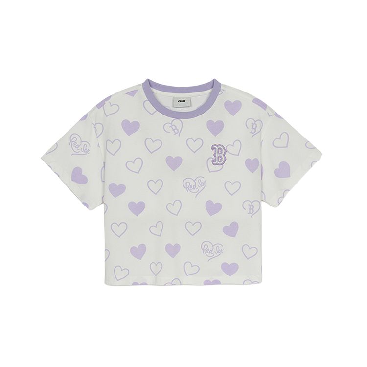 

MLB KIDS Футболка heather gray light purple для подростков, Фиолетовый, MLB KIDS Футболка heather gray light purple для подростков