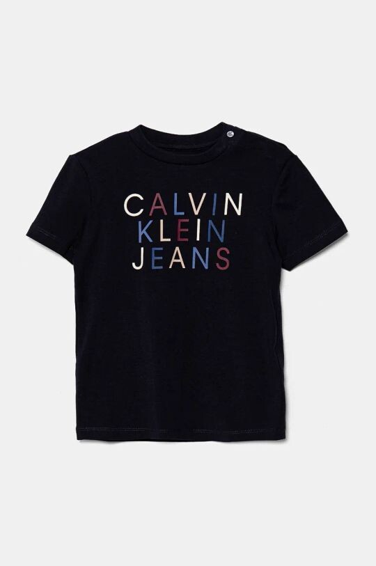 

Детская футболка Calvin Klein Jeans, темно-синий