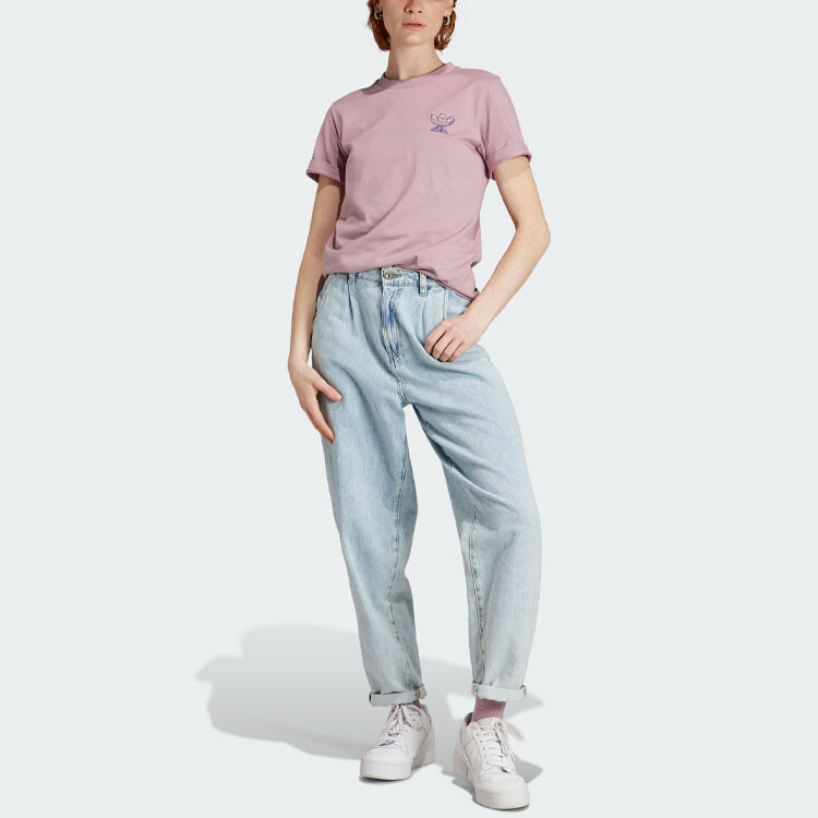 Футболка женская Magic Purple Powder Adidas Originals — фото 4