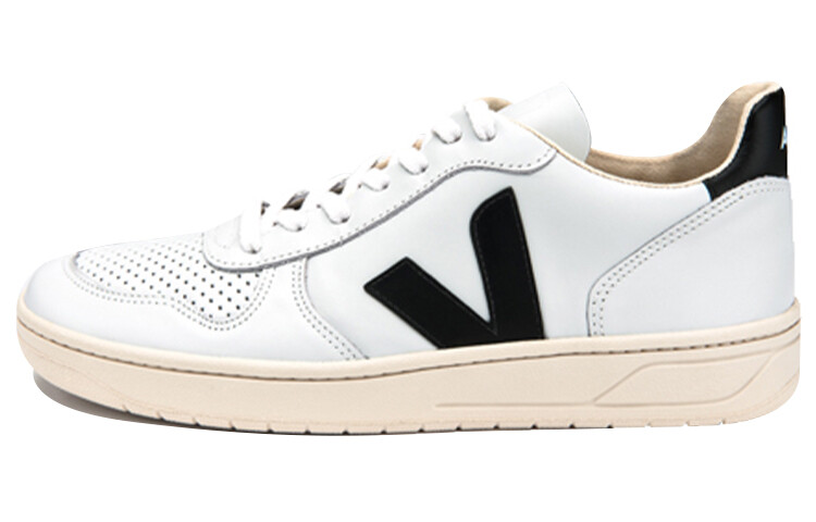 

Veja V-10 Кожа Белый Черный