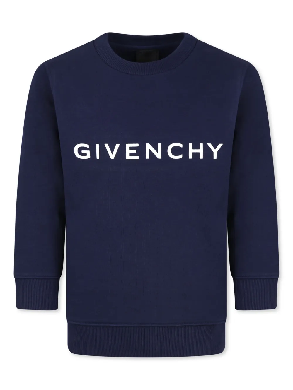 

Толстовка из джерси с логотипом Givenchy Kids, синий
