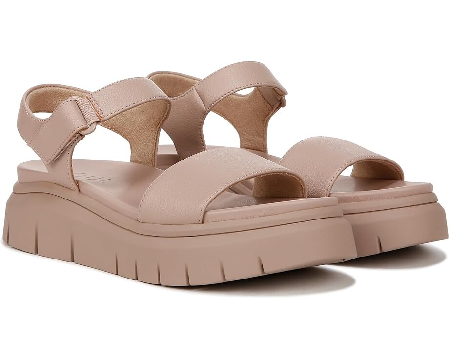 

Сандалии Naturalizer SOUL Naturalizer - Poppi Ankle Strap Platform Flat, цвет Blush Faux Leather