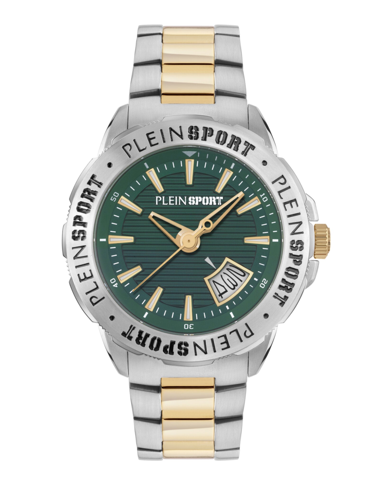 

Часы Rampage PLEIN SPORT, цвет silver/two tone/green