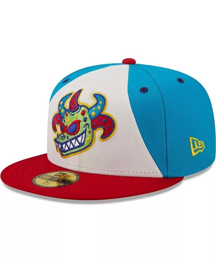 

Мужская белая, красная шляпа Vejigantes de Scranton/Wilkes-Barre Copa De La Diversion 59FIFTY New Era