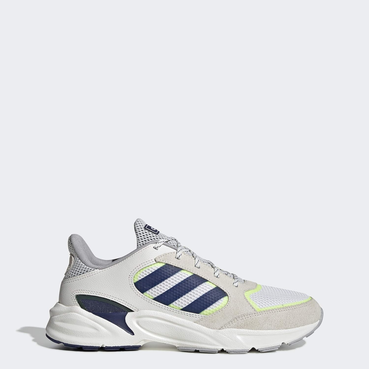 Мужские кроссовки Adidas 90s Valasion, белый/синий/желтый — фото 2