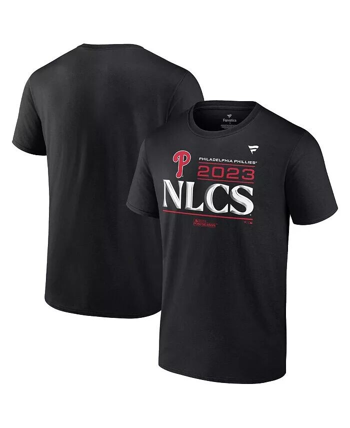 

Мужская черная футболка Philadelphia Phillies 2023 Division Series Winner Locker Room Fanatics