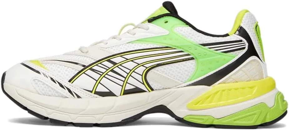 Мужские кроссовки PUMA Velophasis с поэтапной шнуровкой - серые, белый — фото 4